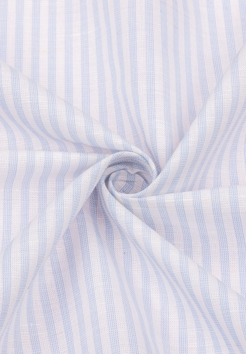Men Light Blue Slim Fit Formal Shirt - Image 4