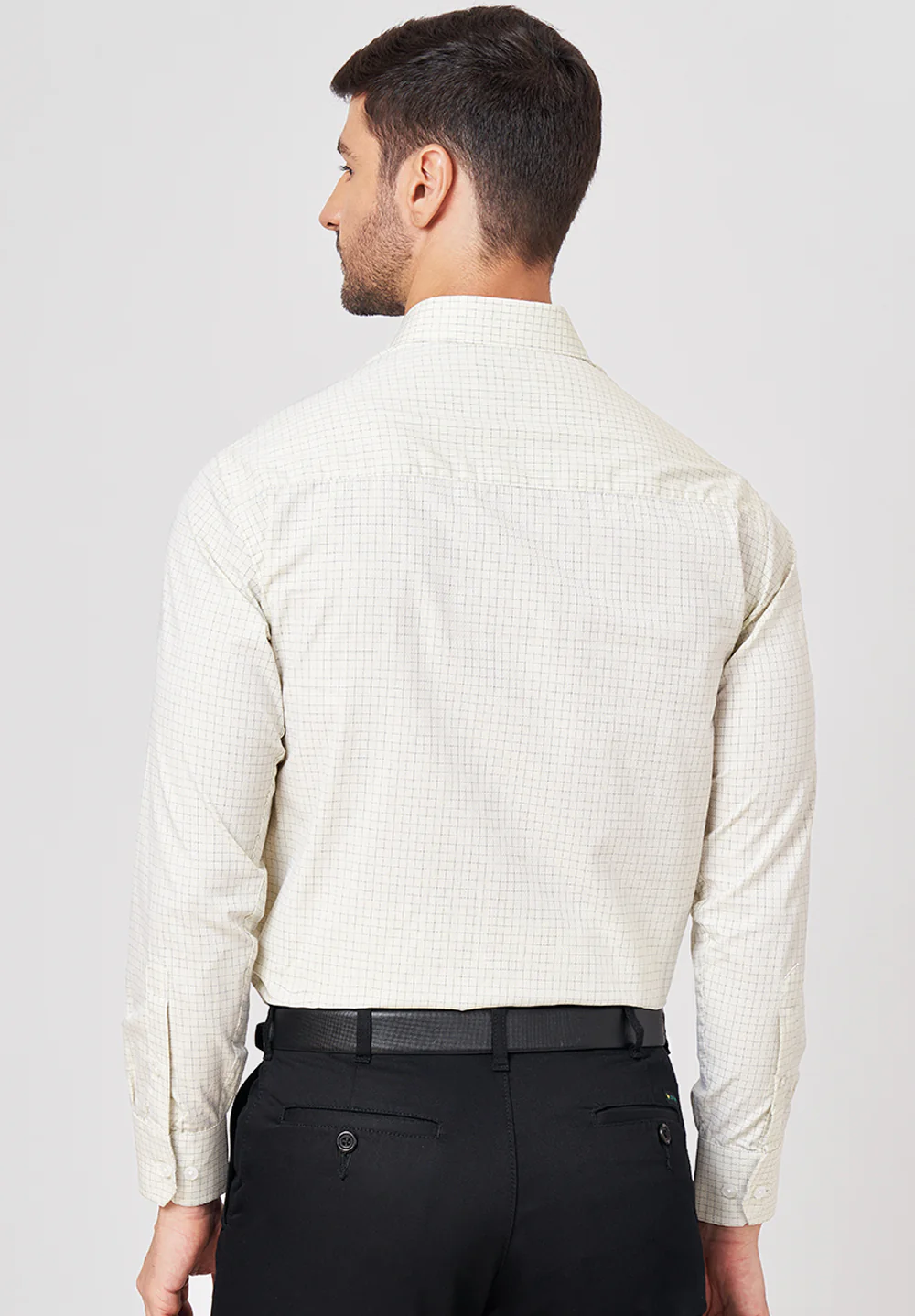 Men Yellow Regular Fit Formal Shirt - Image 2