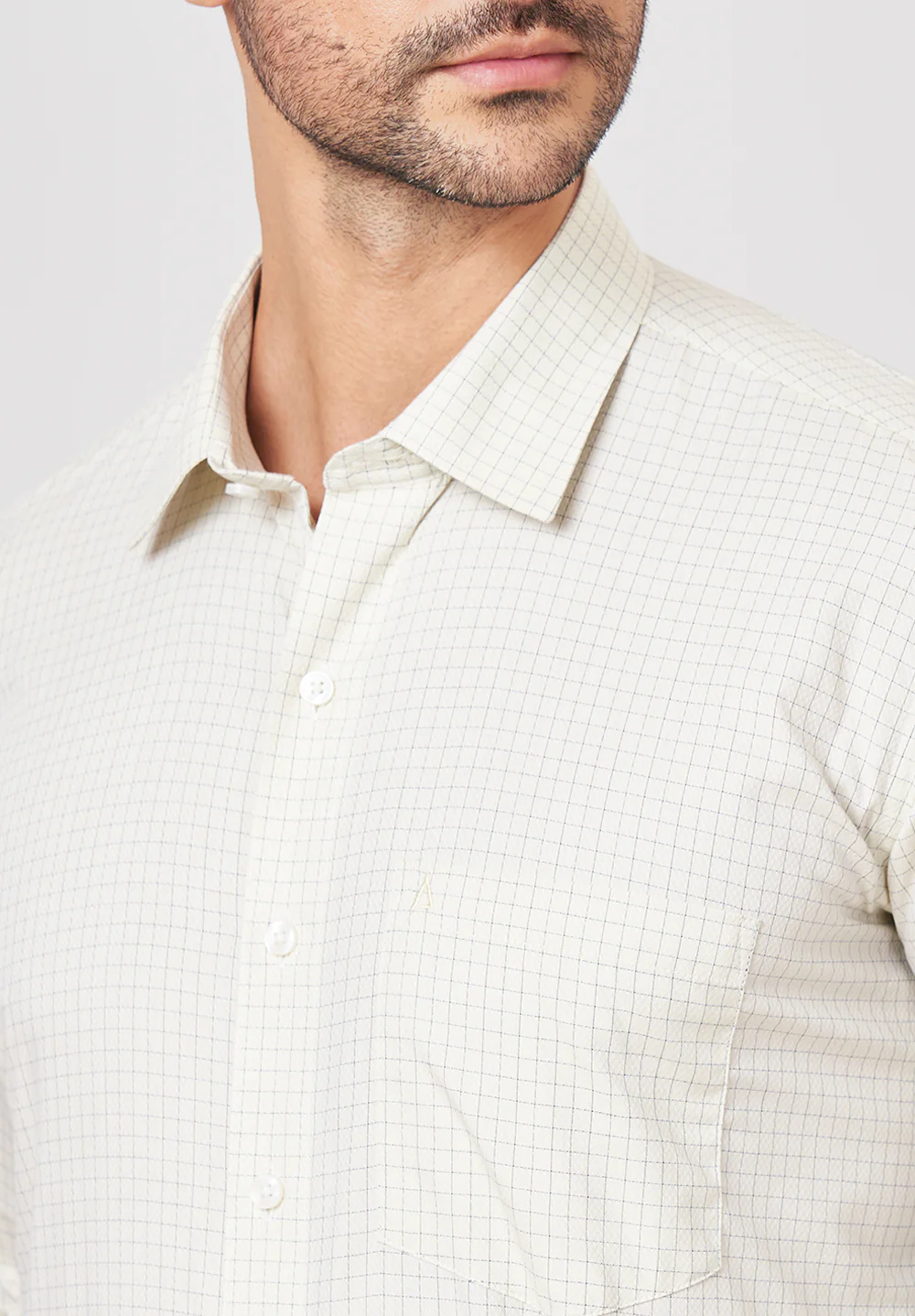 Men Yellow Regular Fit Formal Shirt - Image 3