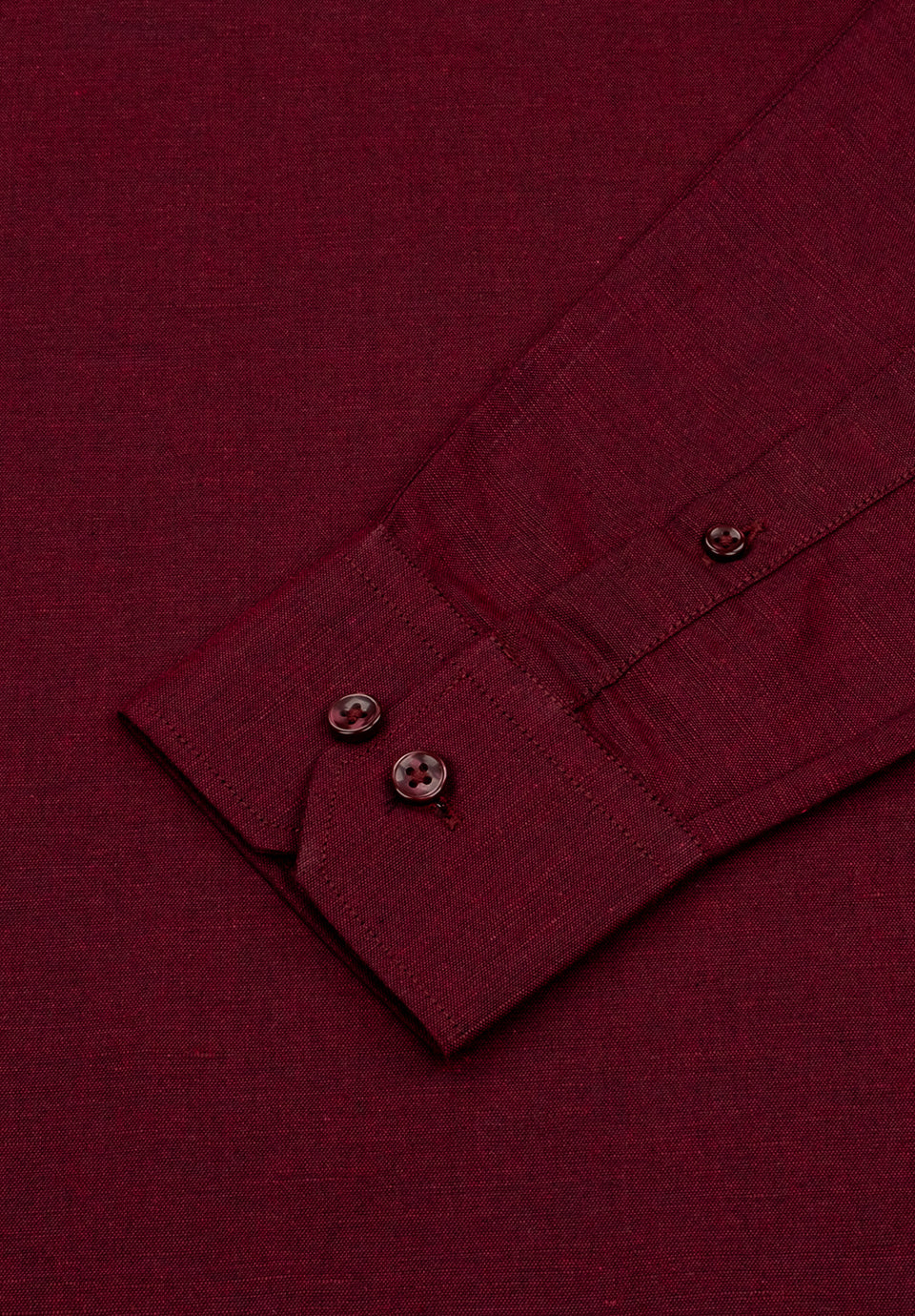 Men Maroon Slim Fit Formal Shirt - Image 3