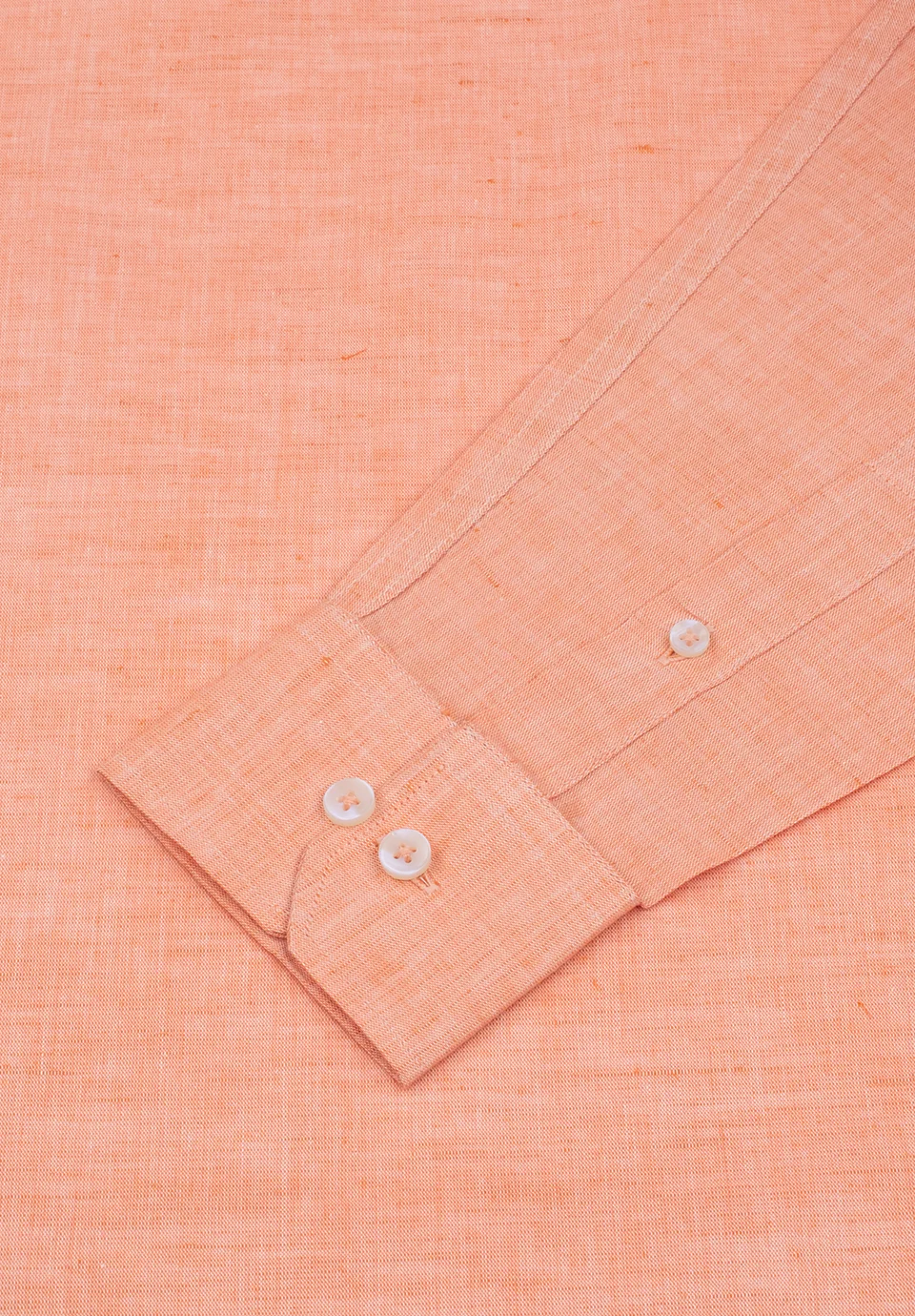 Men Peach Slim Fit Formal Shirt - Image 2