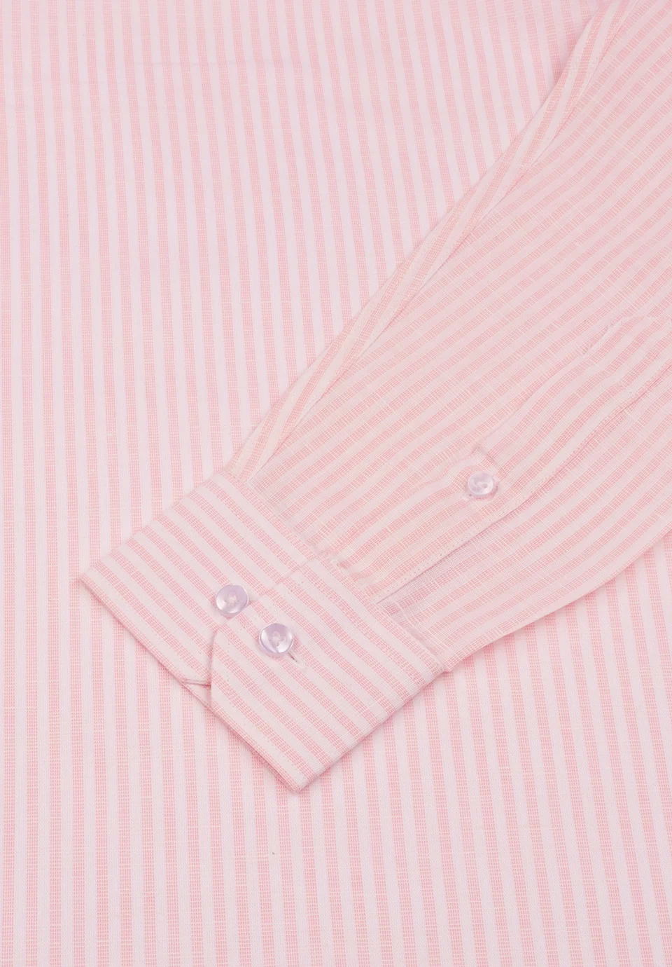 Men Peach Slim Fit Formal Shirt - Image 4