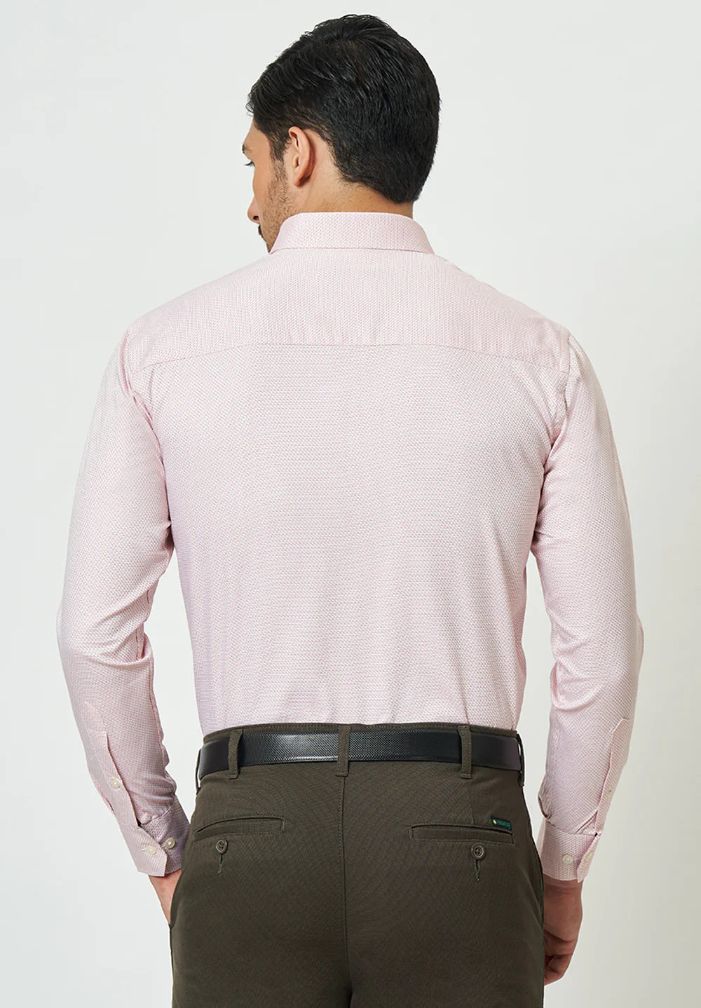 Men Pink Regular Fit Formal Shirt - Image 2