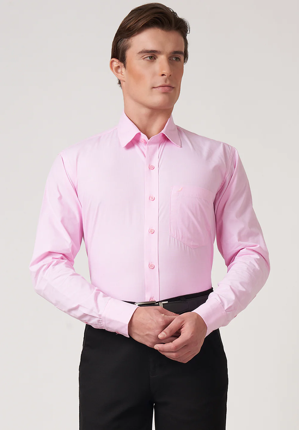 Men Pink Regular Fit Formal Shirt