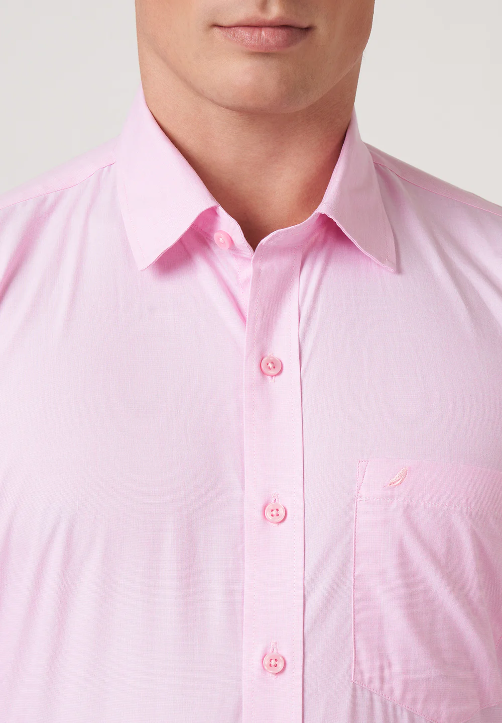 Men Pink Regular Fit Formal Shirt - Image 4