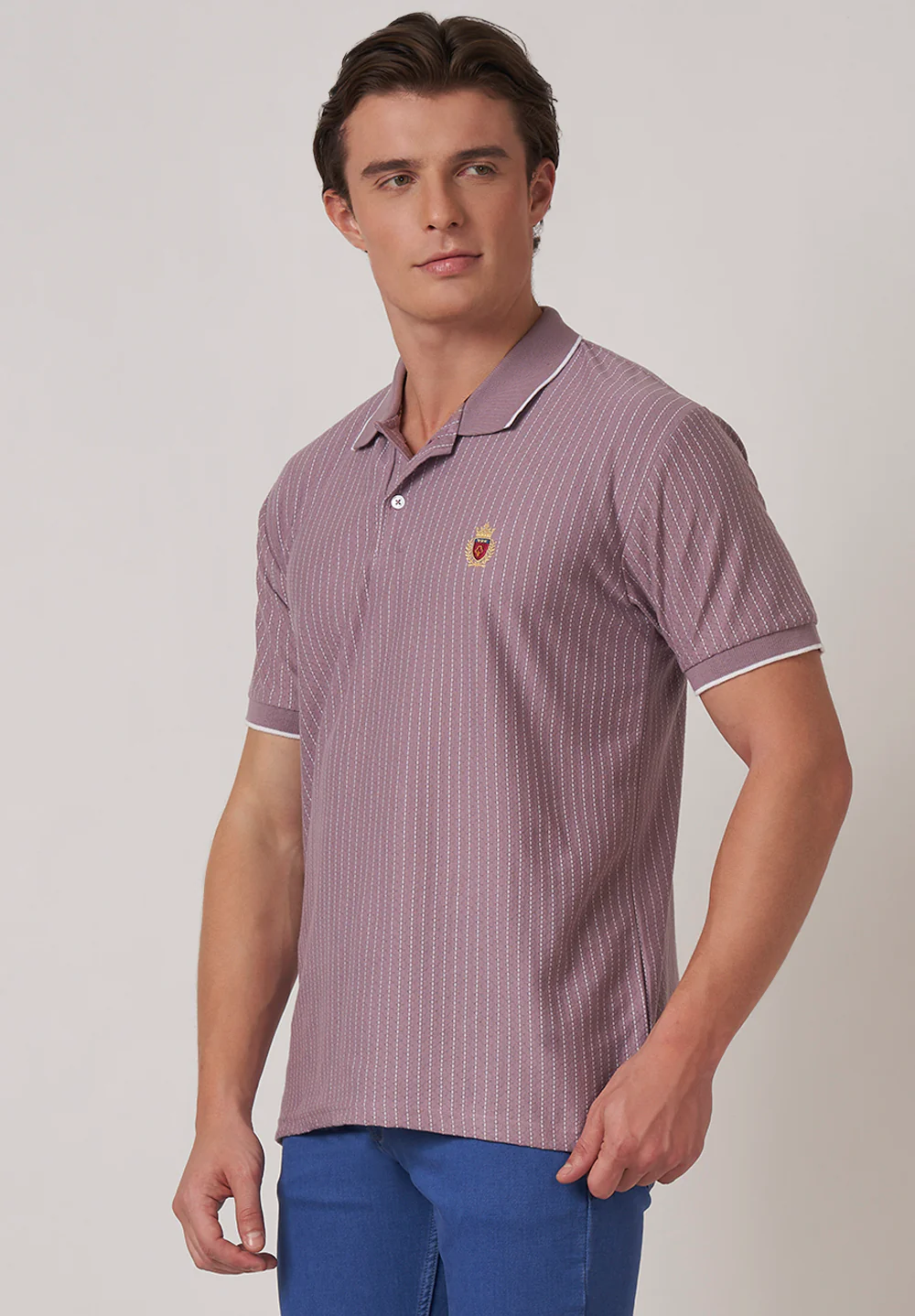 Maroon Cotton T-Shirt - Image 3