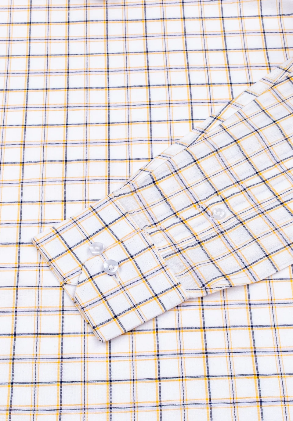 Men White Regular Fit Formal Shirt - Image 3
