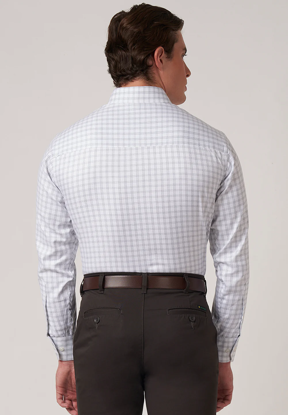 Men White Regular Fit Formal Shirt - Image 2