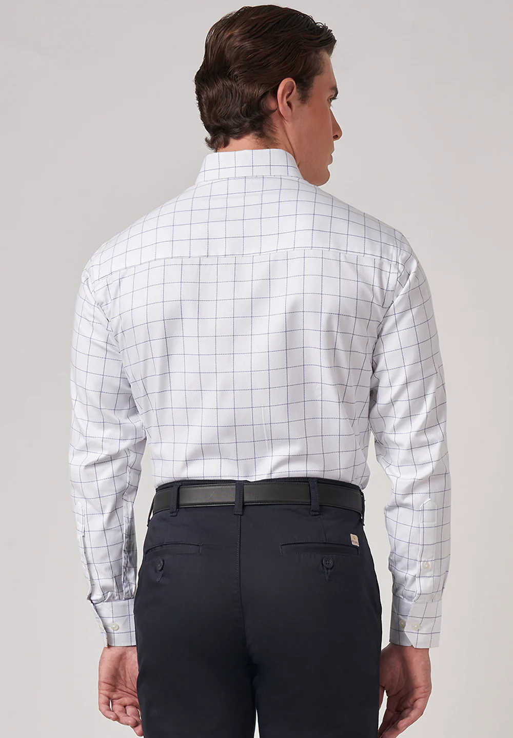 Men White Regular Fit Formal Shirt - Image 2