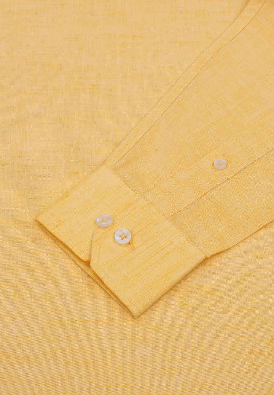 Men Yellow Slim Fit Formal Shirt - Image 3
