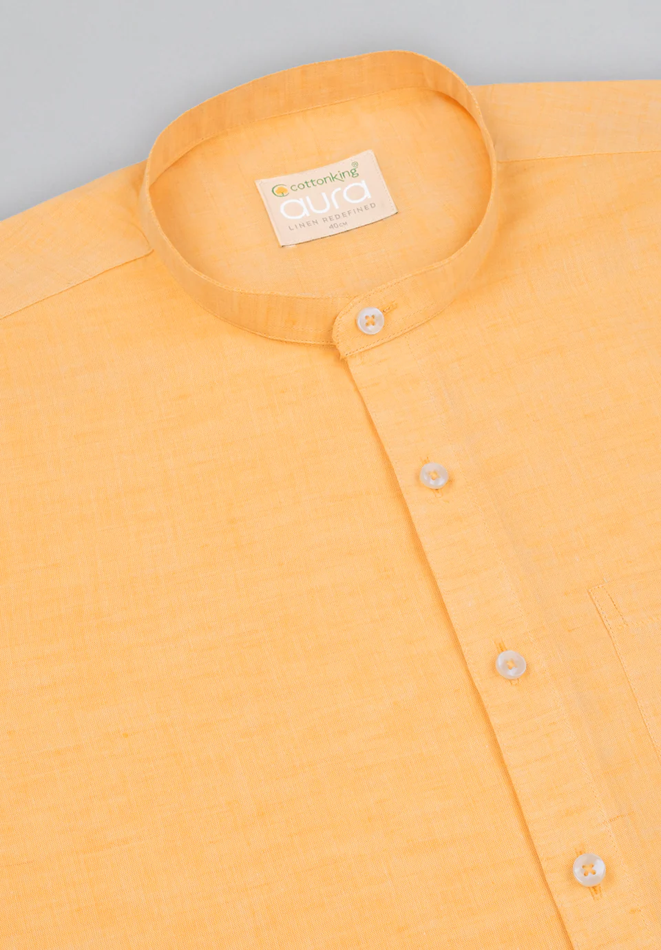 Men Yellow Slim Fit Formal Shirt - Image 2