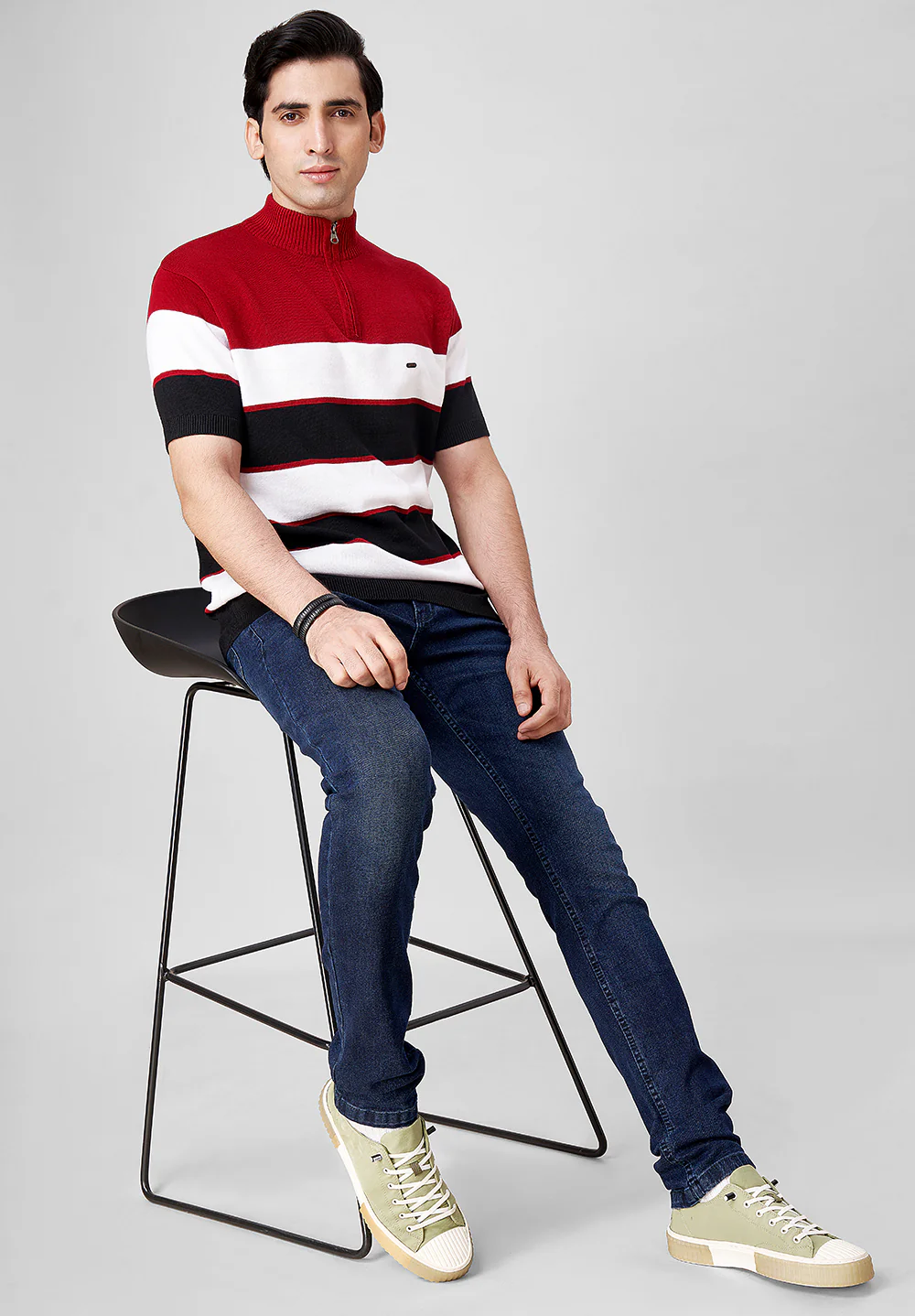 Dark Blue Slim Fit Jeans - Image 4