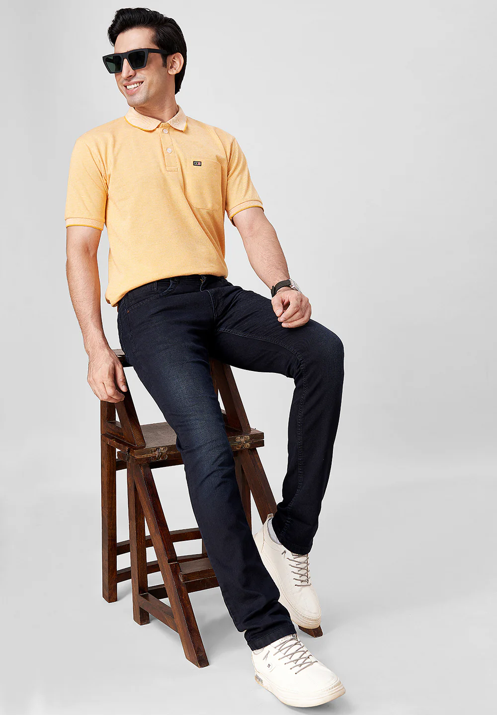 Dark Blue Slim Fit Jeans - Image 5
