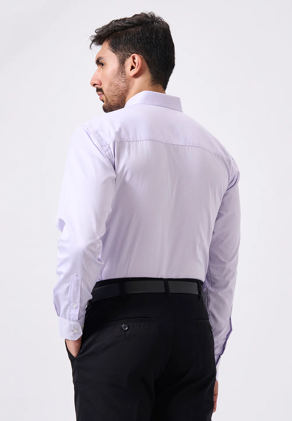 Men Blue Regular Fit Formal Shirt - Image 2