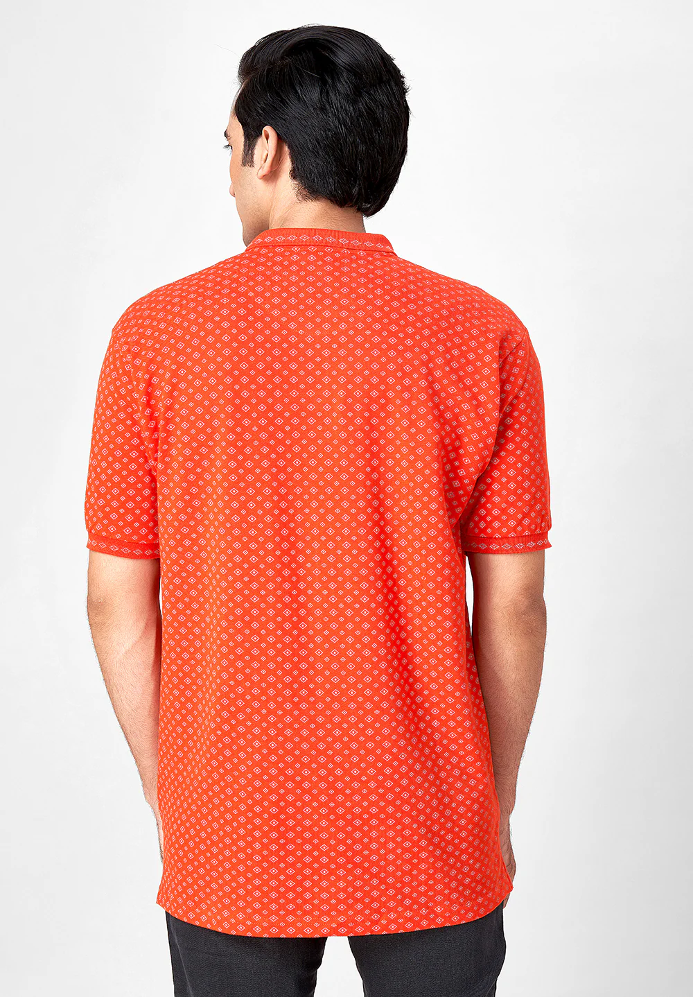Red Cotton T-Shirt - Image 2