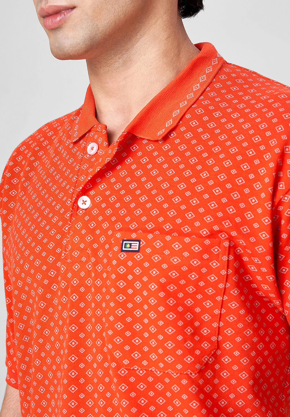 Red Cotton T-Shirt - Image 3
