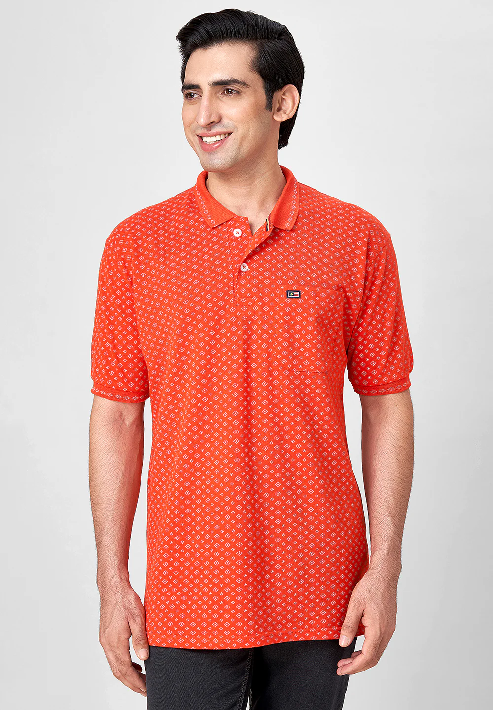 Red Cotton T-Shirt - Image 5