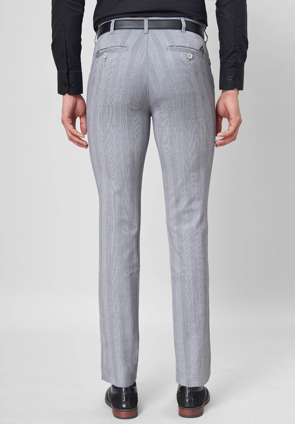 Grey Regular Fit Cotton Trouser - Image 2
