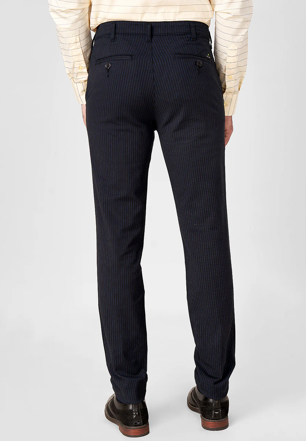 Black Regular Fit Cotton Trouser - Image 2