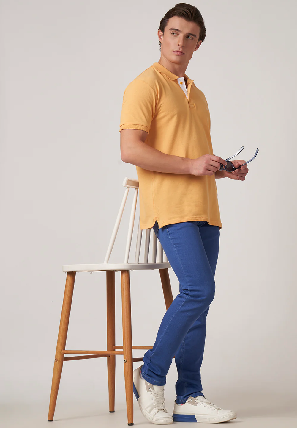Orange Cotton T-Shirt - Image 4