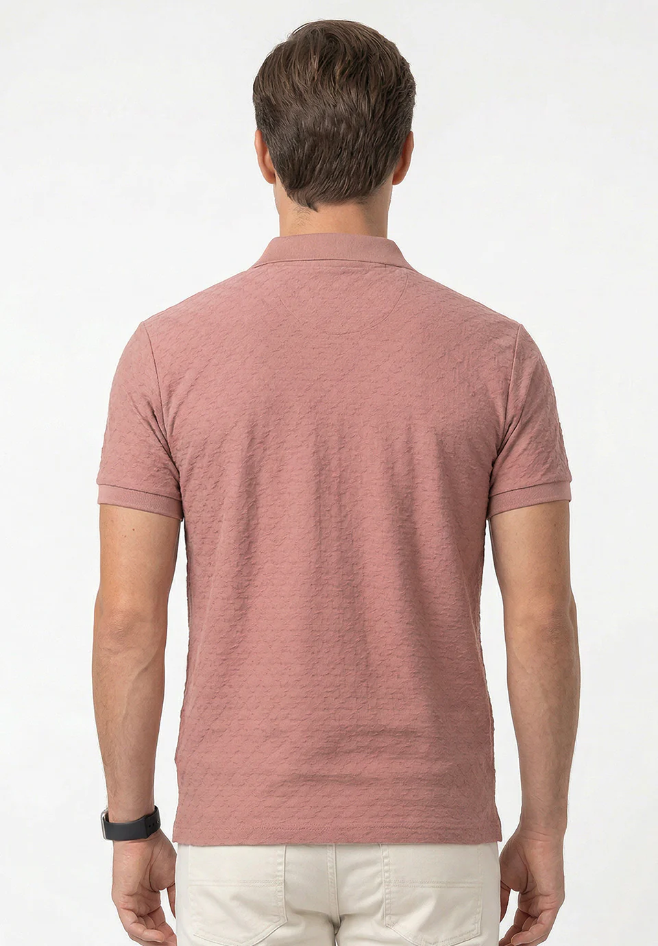Peach Cotton T-Shirt - Image 5
