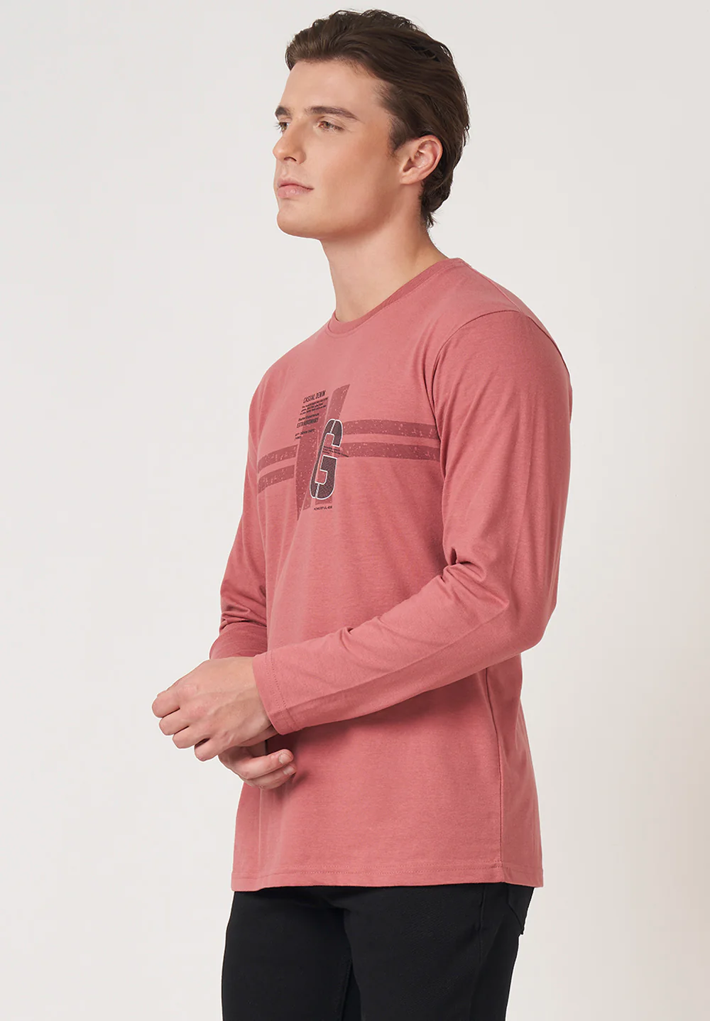 Peach Cotton T-Shirt - Image 3