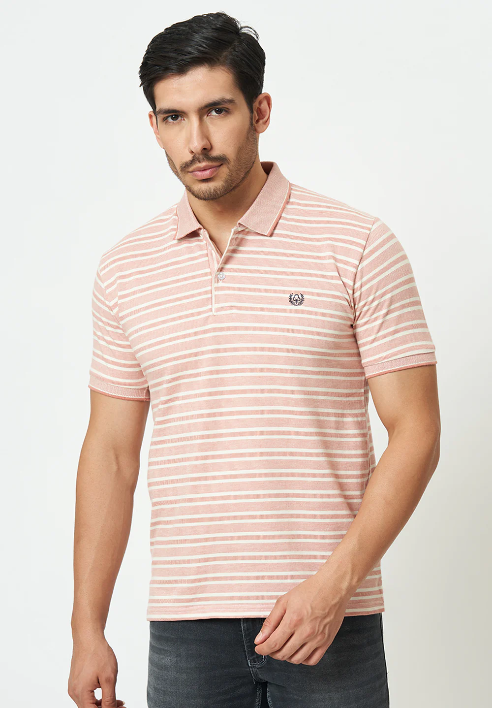 Peach Cotton T-Shirt