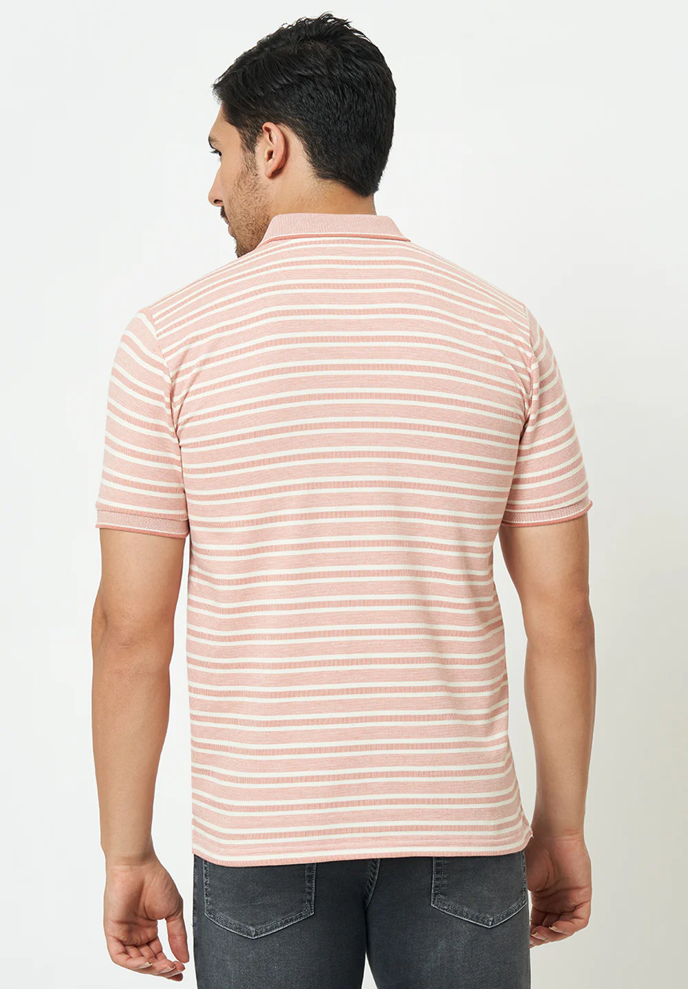 Peach Cotton T-Shirt - Image 2