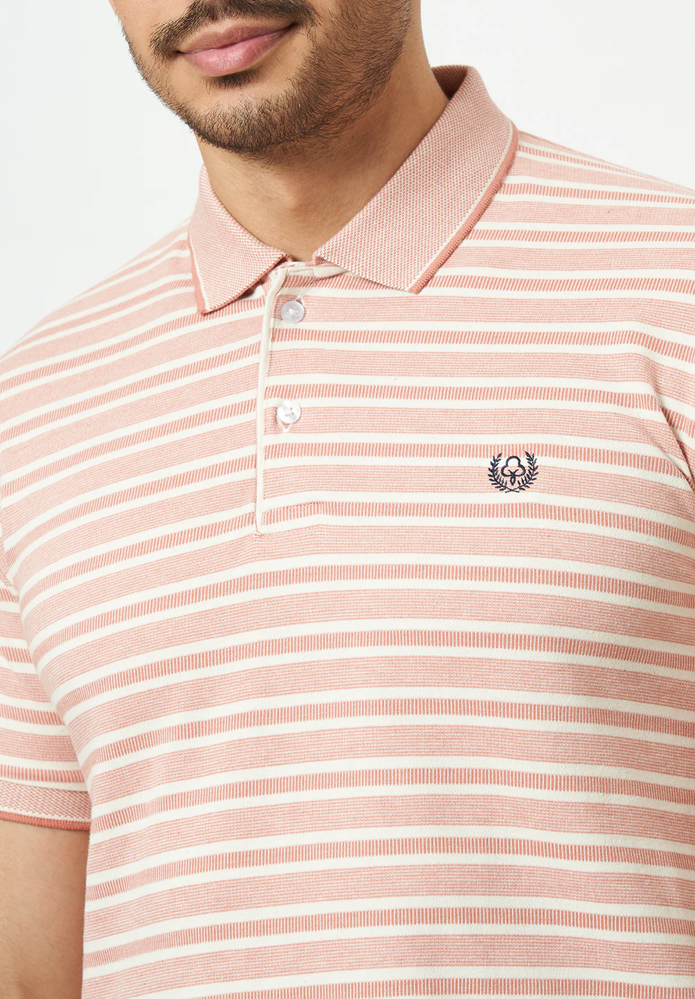 Peach Cotton T-Shirt - Image 3