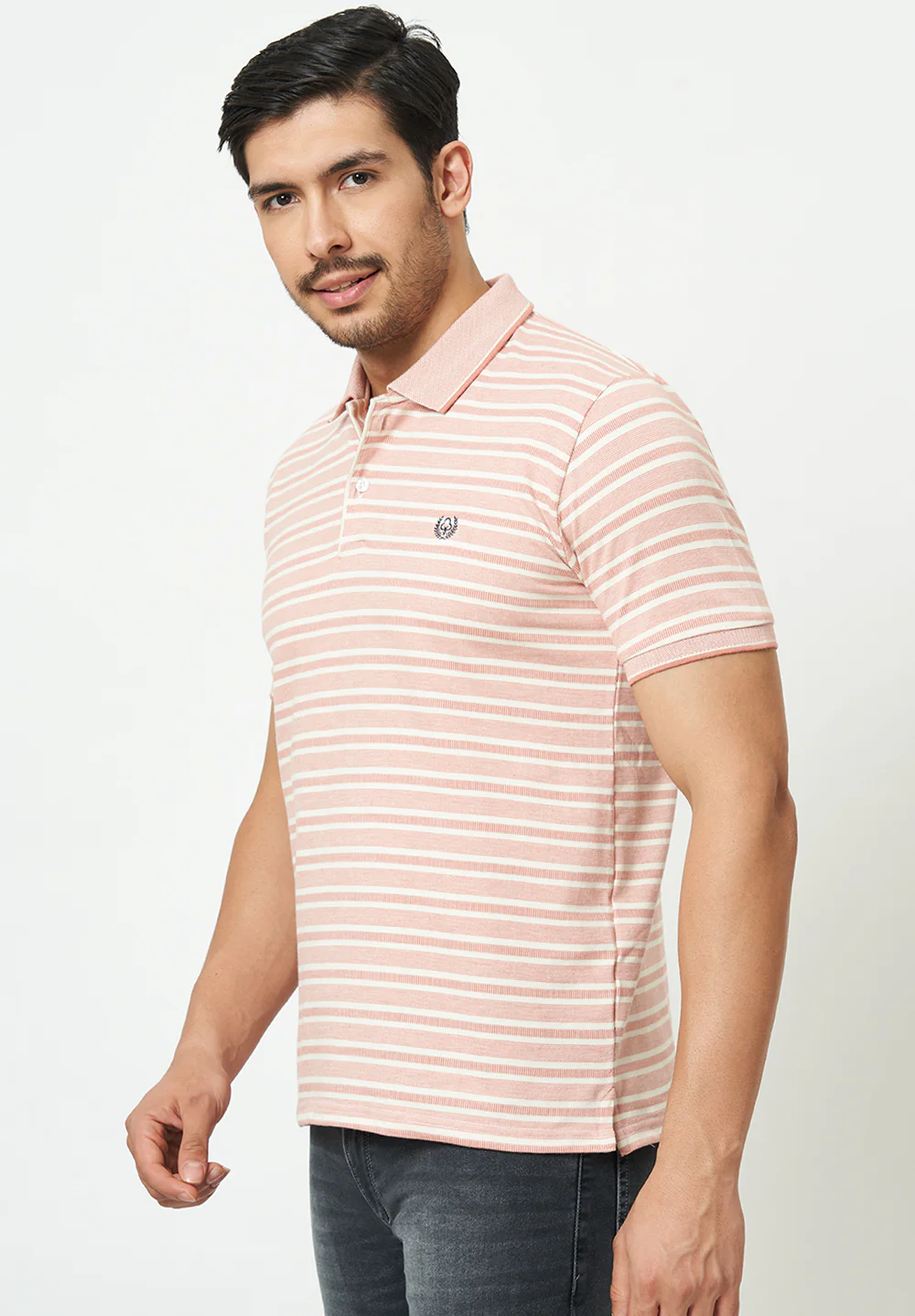 Peach Cotton T-Shirt - Image 4
