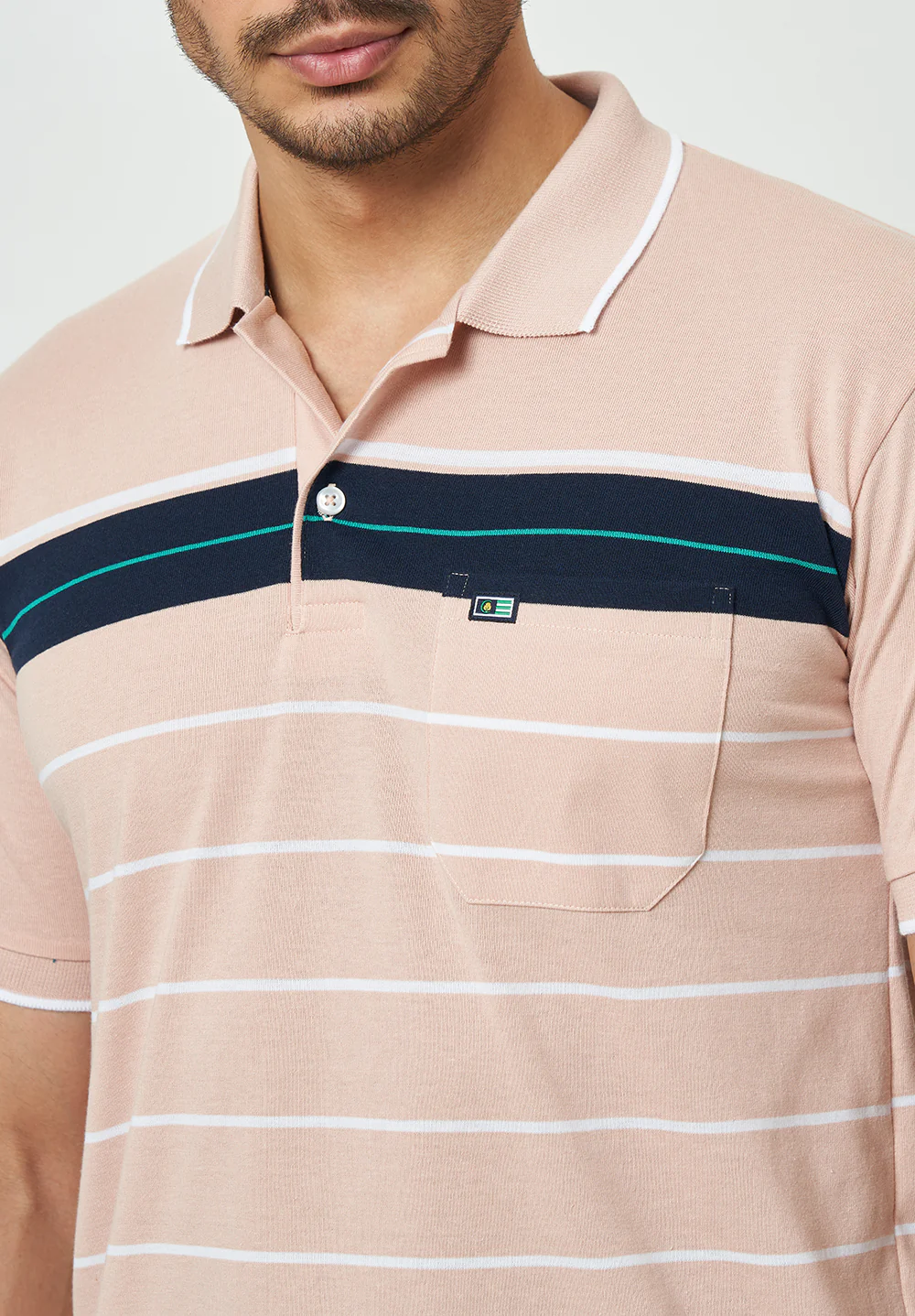 Peach Cotton T-Shirt - Image 4