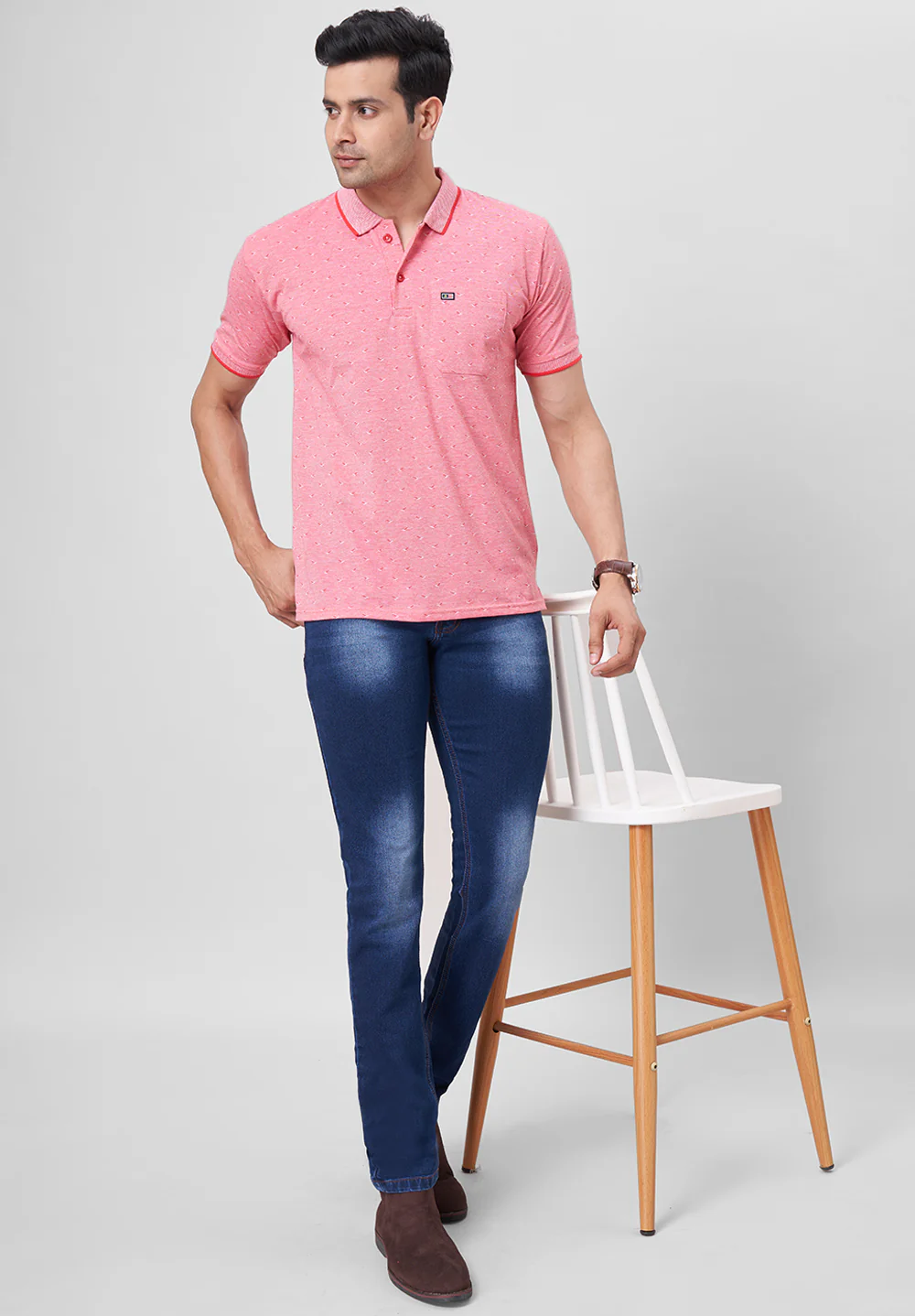 Pink Cotton T-Shirt - Image 4