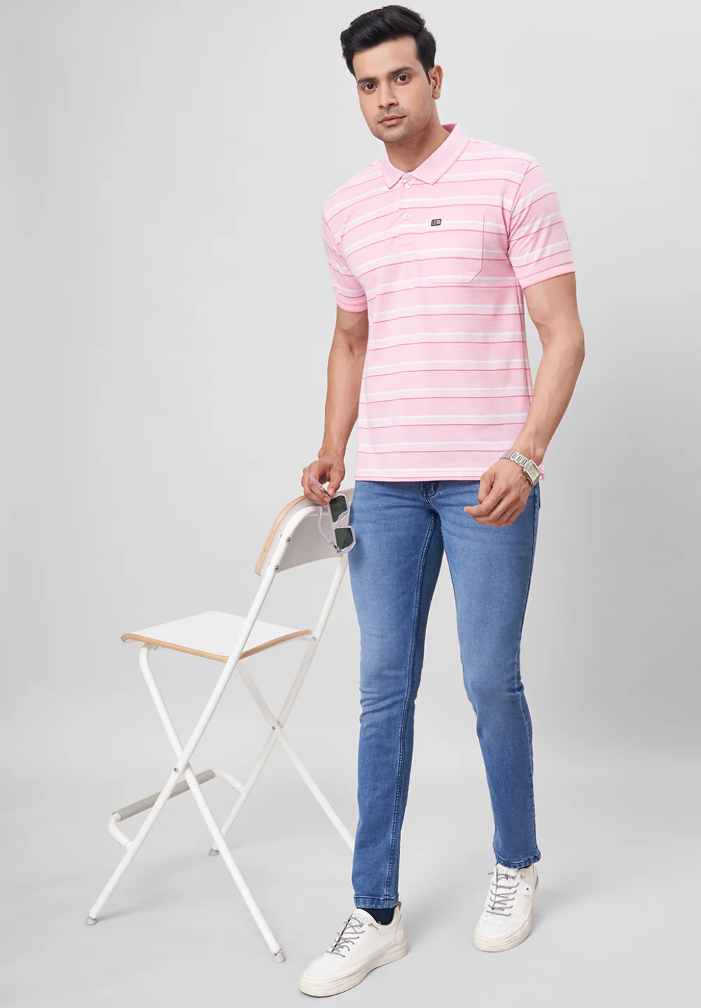 Pink Cotton T-Shirt - Image 4