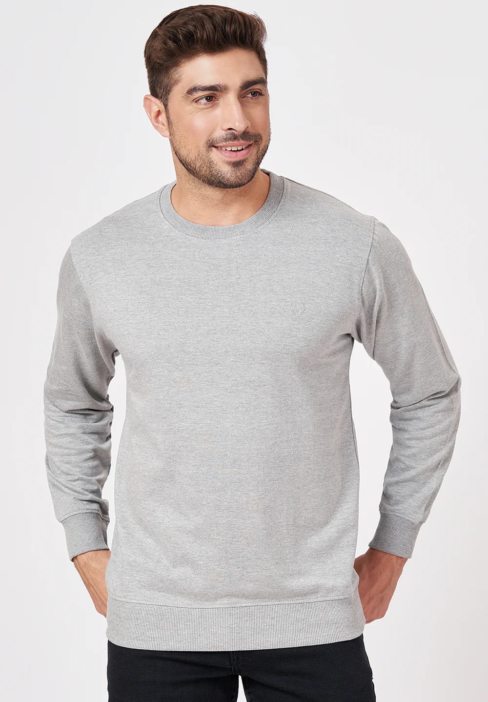 Grey Cotton T-Shirt - Image 4