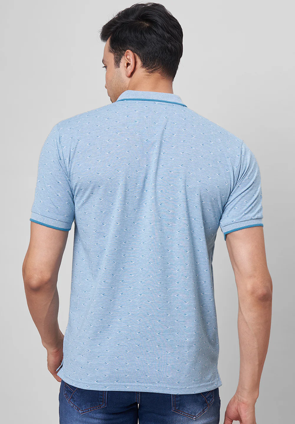Blue Cotton T-Shirt - Image 2