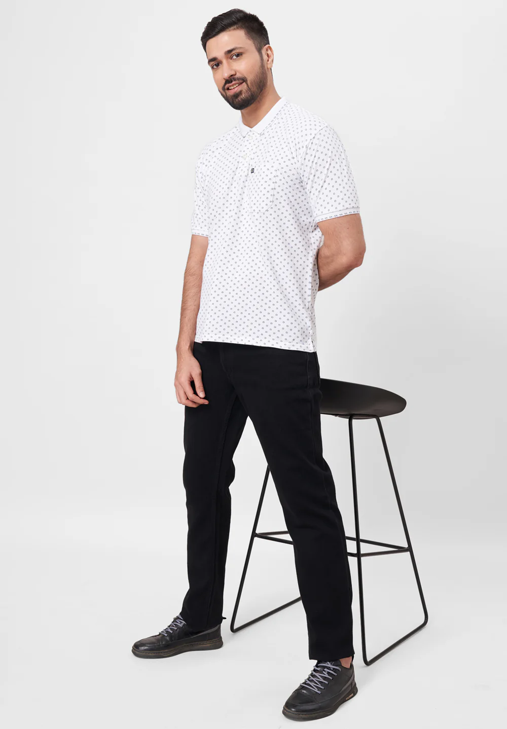 White Cotton T-Shirt - Image 4