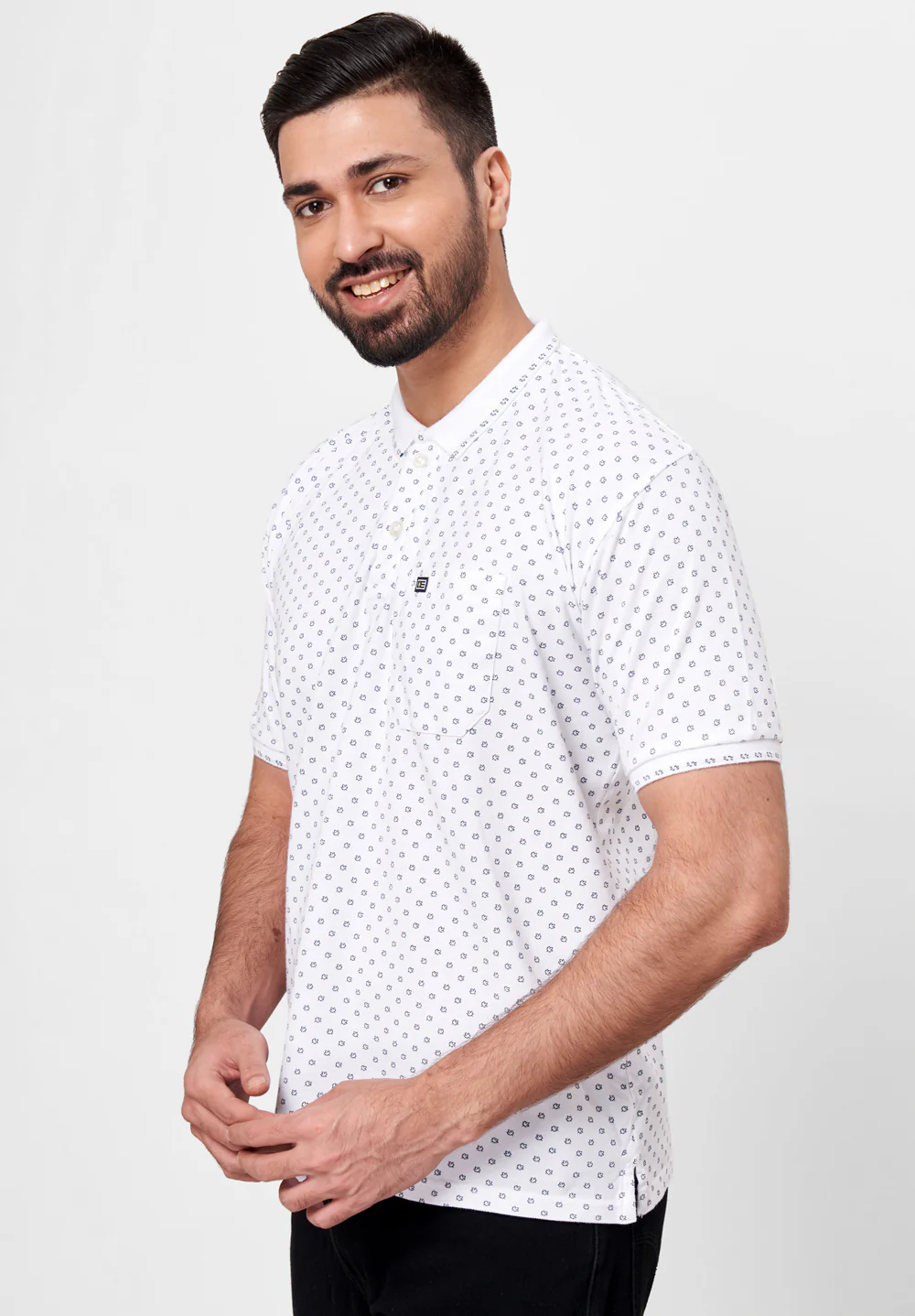 White Cotton T-Shirt - Image 5