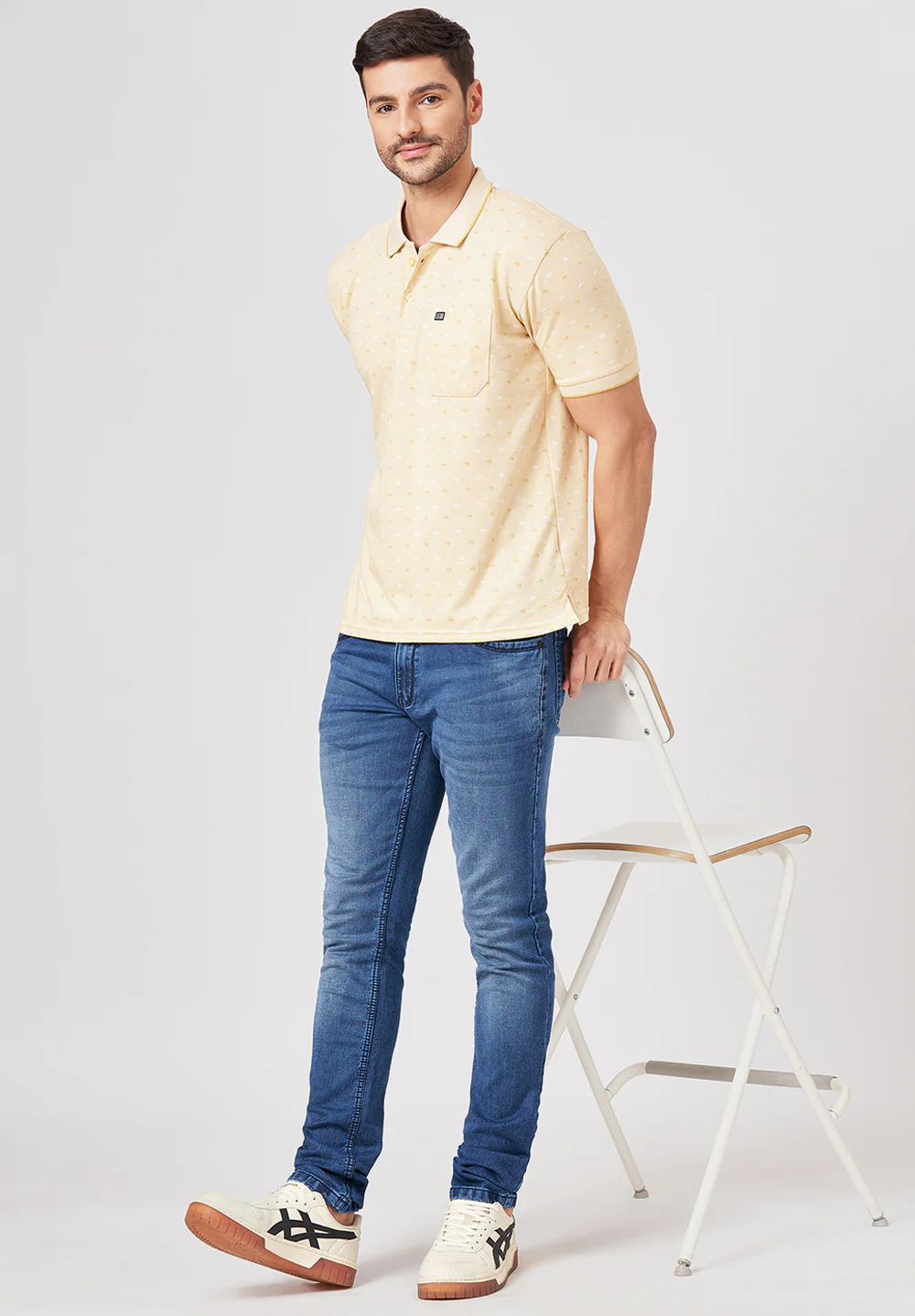 Yellow Cotton T-Shirt - Image 2