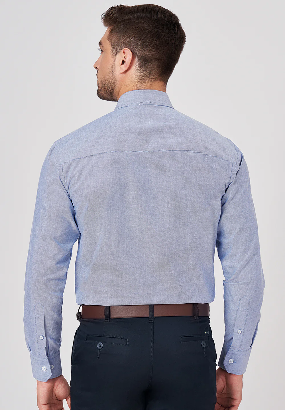 Pure Cotton Formal-regular Fit Shirt - 35927 - Image 2