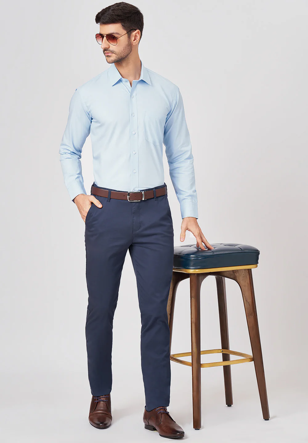 Pure Cotton Formal-regular Fit Shirt - 43445 - Image 5