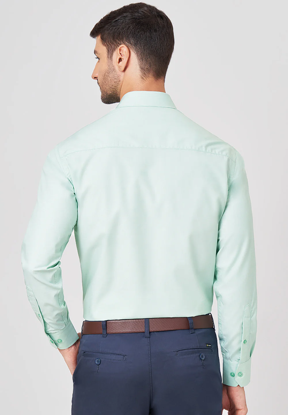 Pure Cotton Formal-regular Fit Shirt - 43447 - Image 2