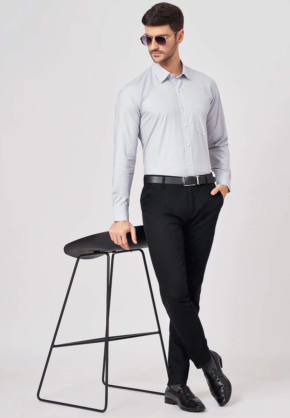 Pure Cotton Formal-regular Fit Shirt - 43448 - Image 5