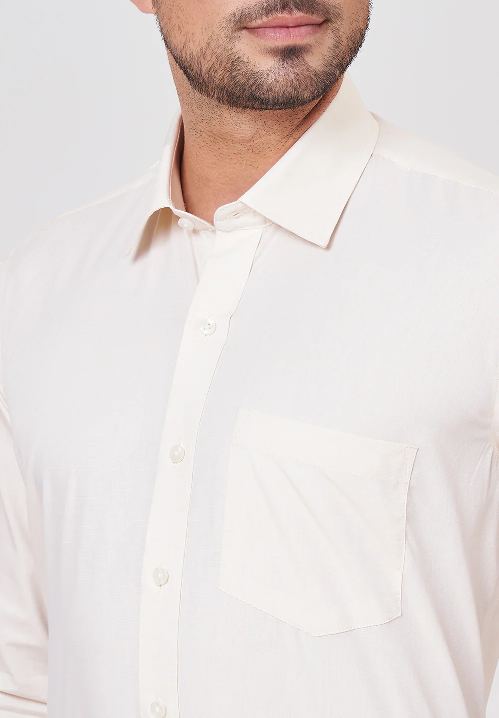 Pure Cotton Formal-regular Fit Shirt - 43452 - Image 4