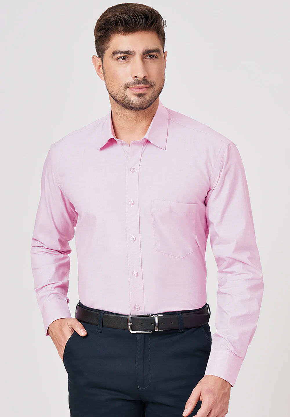 Pure Cotton Formal-regular Fit Shirt - 43453