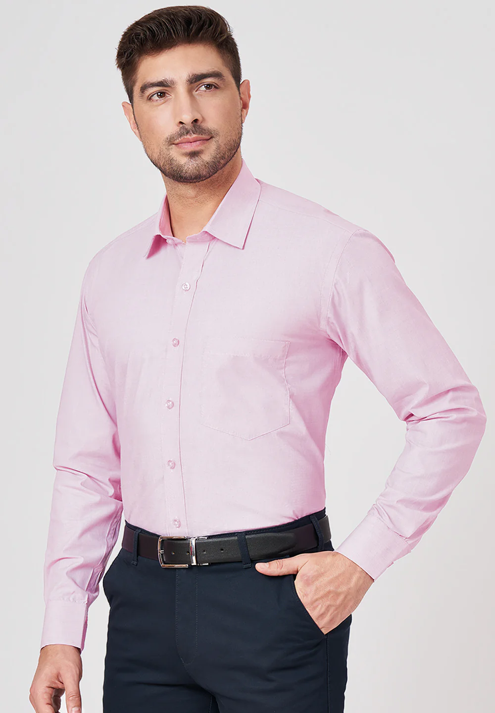 Pure Cotton Formal-regular Fit Shirt - 43453 - Image 3