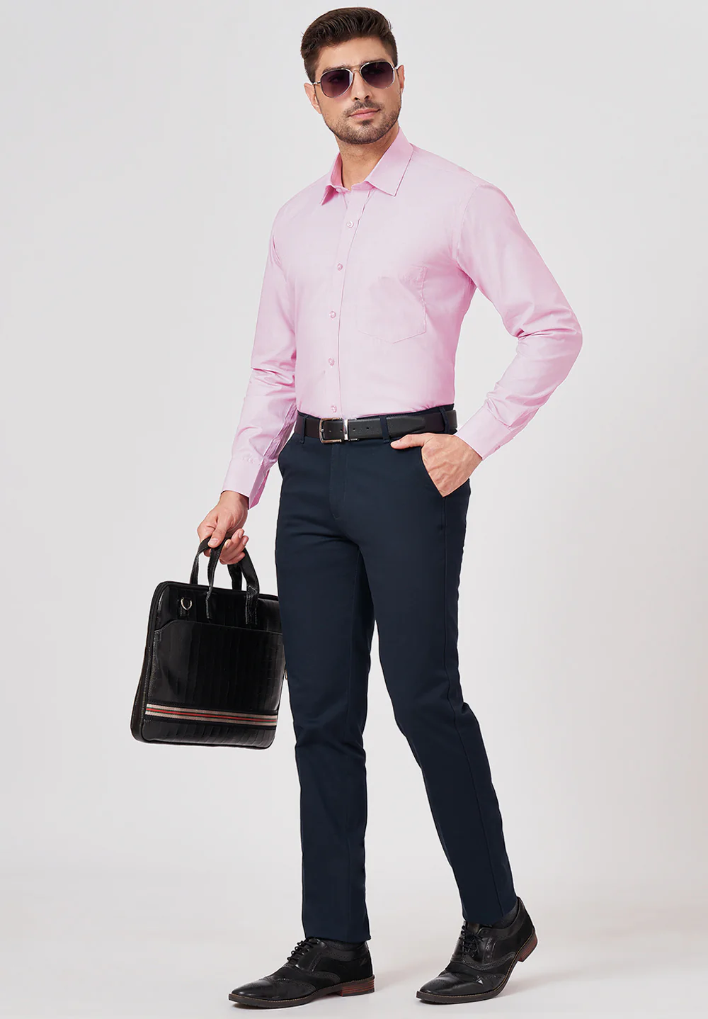 Pure Cotton Formal-regular Fit Shirt - 43453 - Image 5
