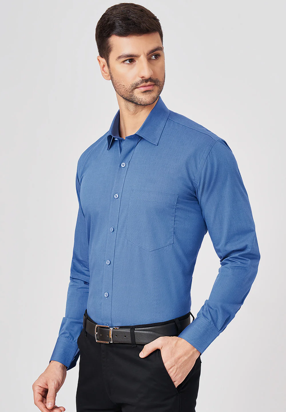 Pure Cotton Formal-regular Fit Shirt - 43455 - Image 3