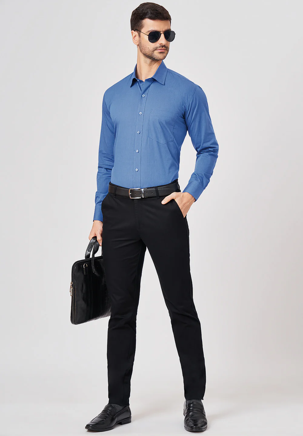 Pure Cotton Formal-regular Fit Shirt - 43455 - Image 5