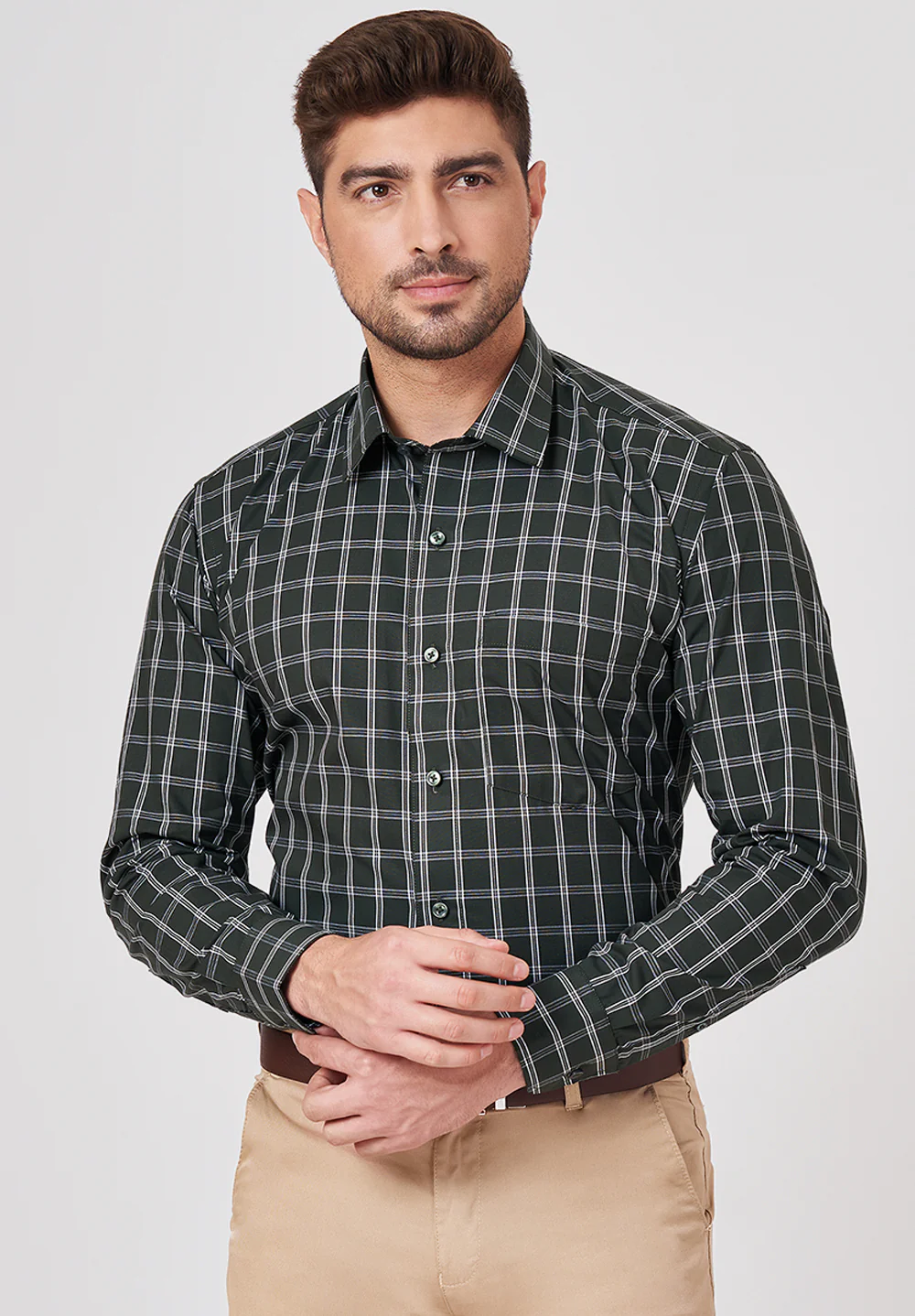 Pure Cotton Formal-regular Fit Shirt - 43469