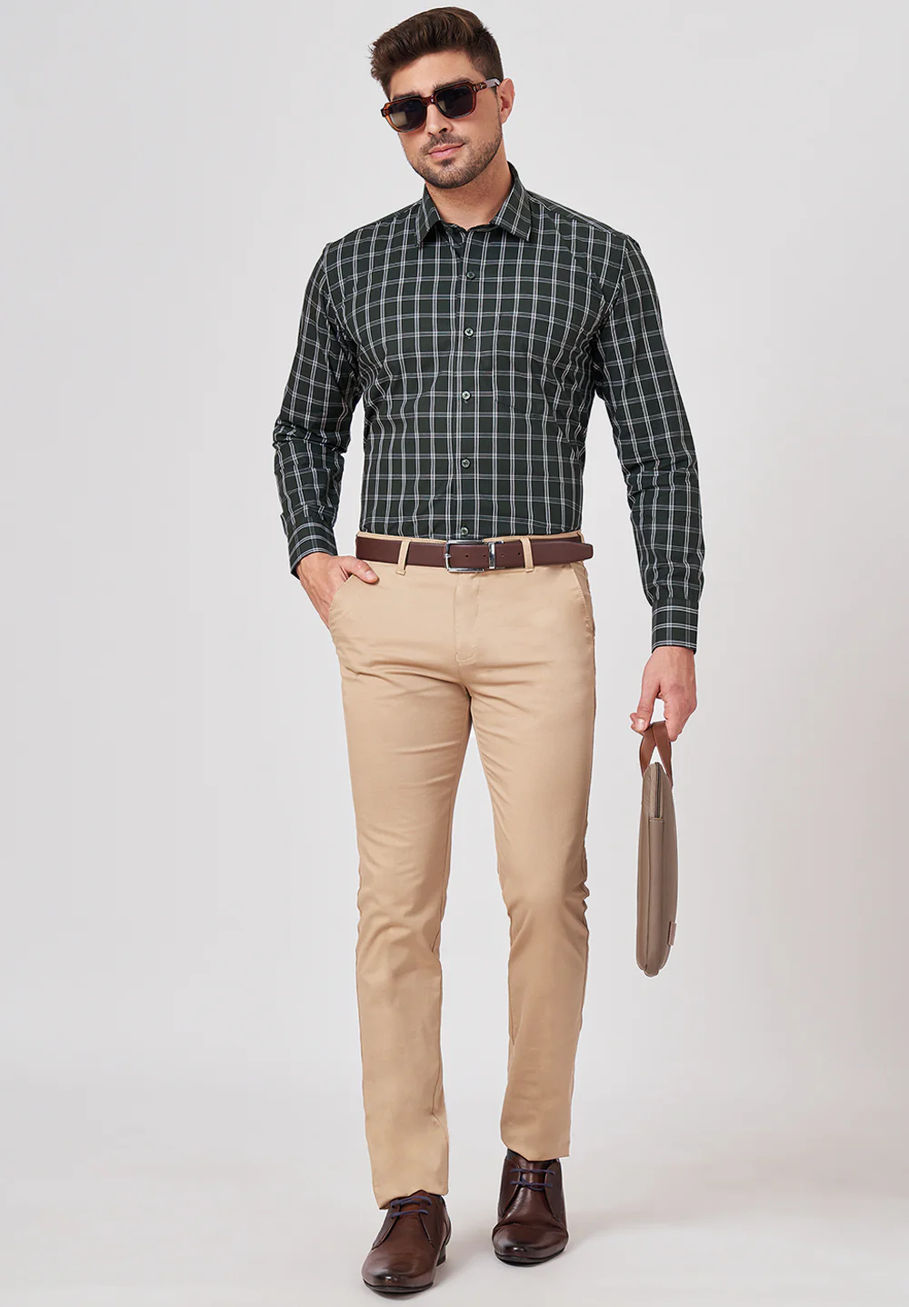 Pure Cotton Formal-regular Fit Shirt - 43469 - Image 5